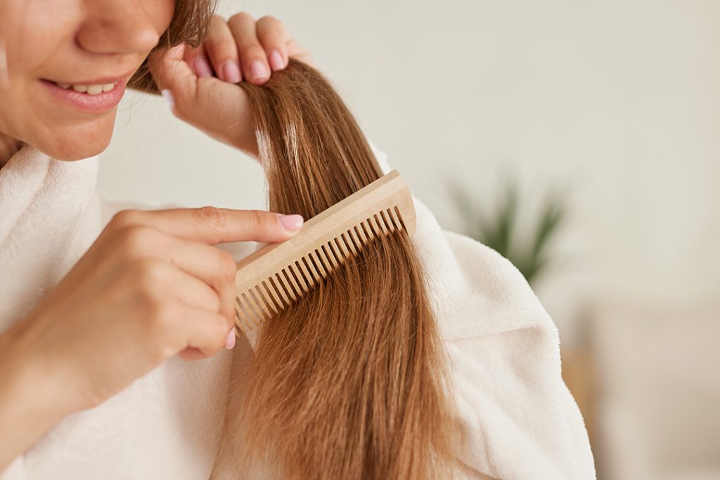 cabello seco y dañado